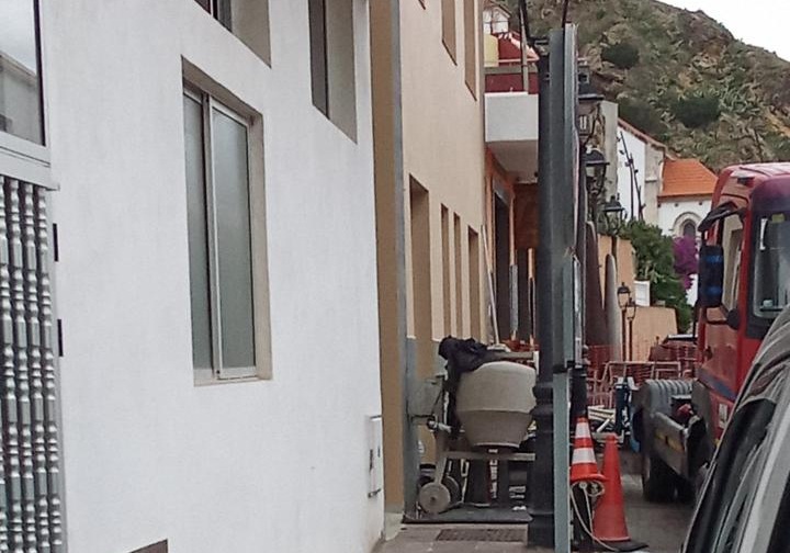 Obras sin terminar.//Cedida