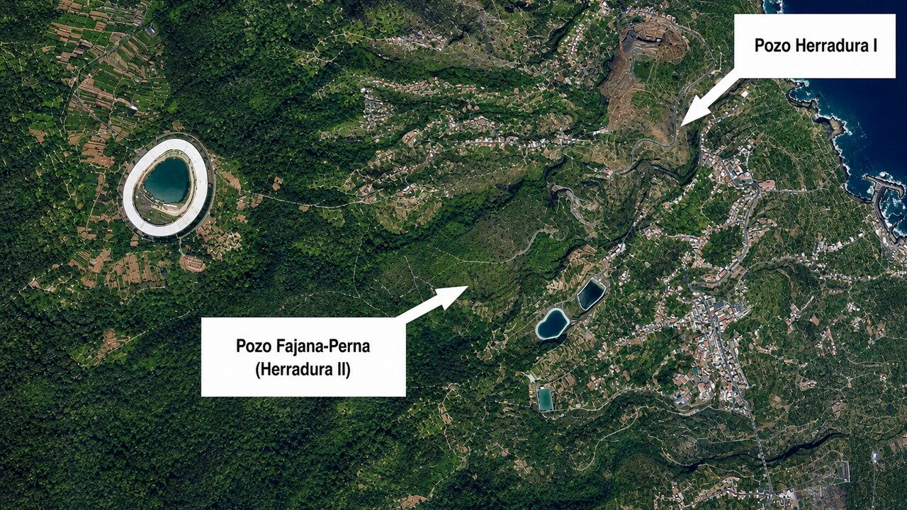 Ubicación de los dos pozos comprados por el CIALP.//Cedida
