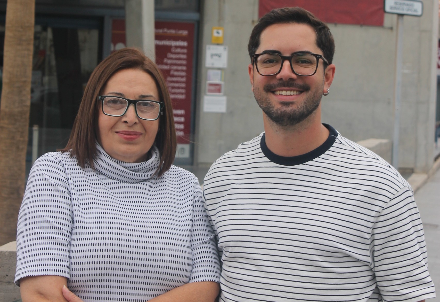 Los concejales de CC en Candelaria, Ángela Cruz y Yeray Padilla.//Cedida
