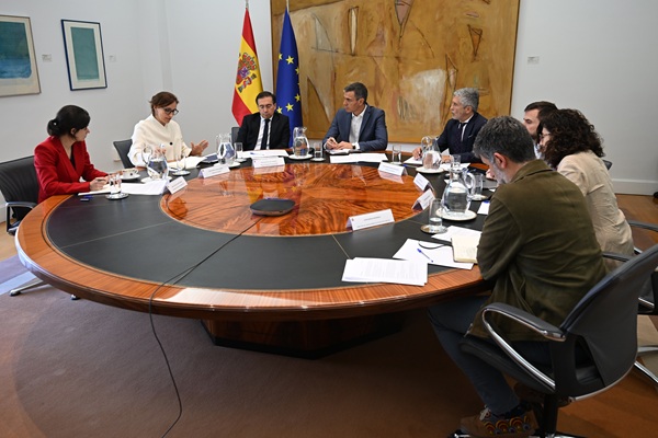 La reunión de coordinación.//Cedida